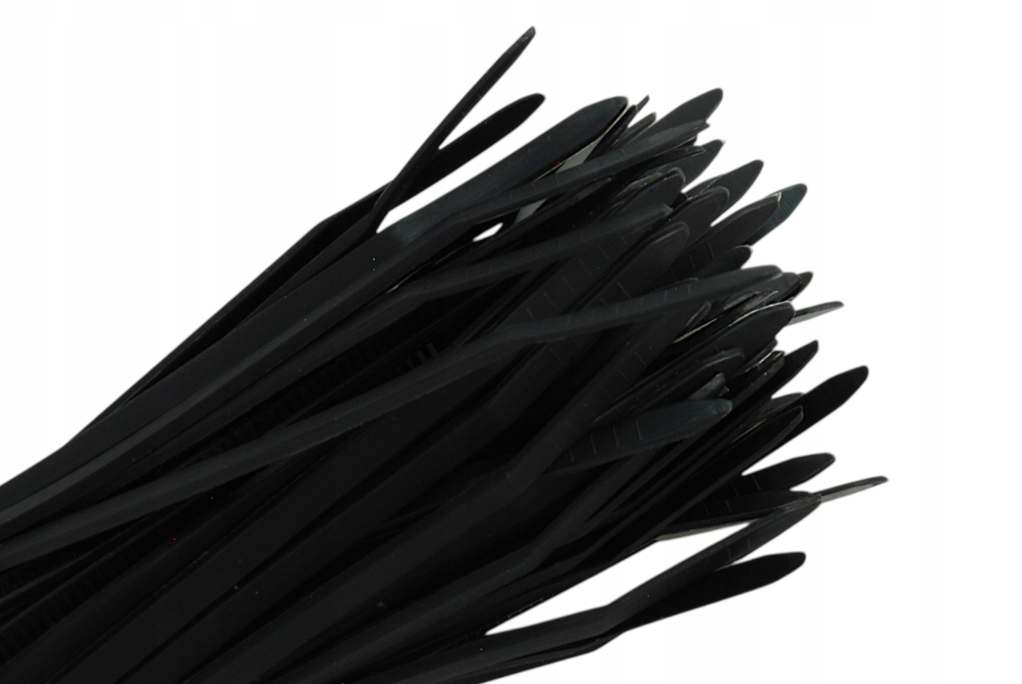 Opaski Zaciskowe Kablowe Trytytki Obejmy 2,5 mm 80 mm Czarne 100 szt.