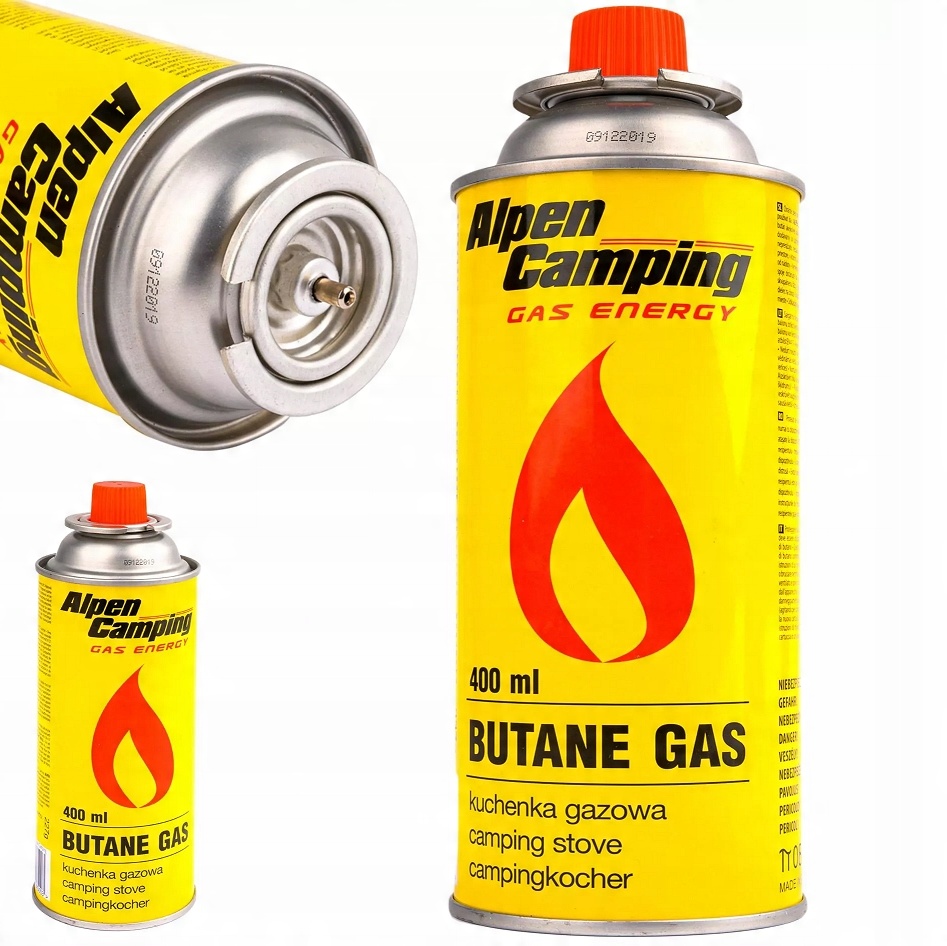 

Kartusz gazowy Alpen Camping Nabój Gaz 400ml