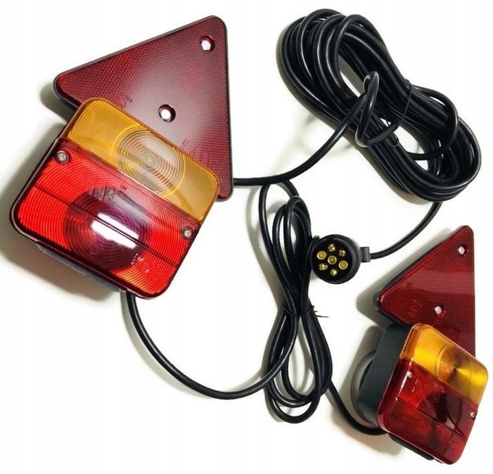 

Zestaw Świateł Do Przyczepki Trójkat Magnes Lamp