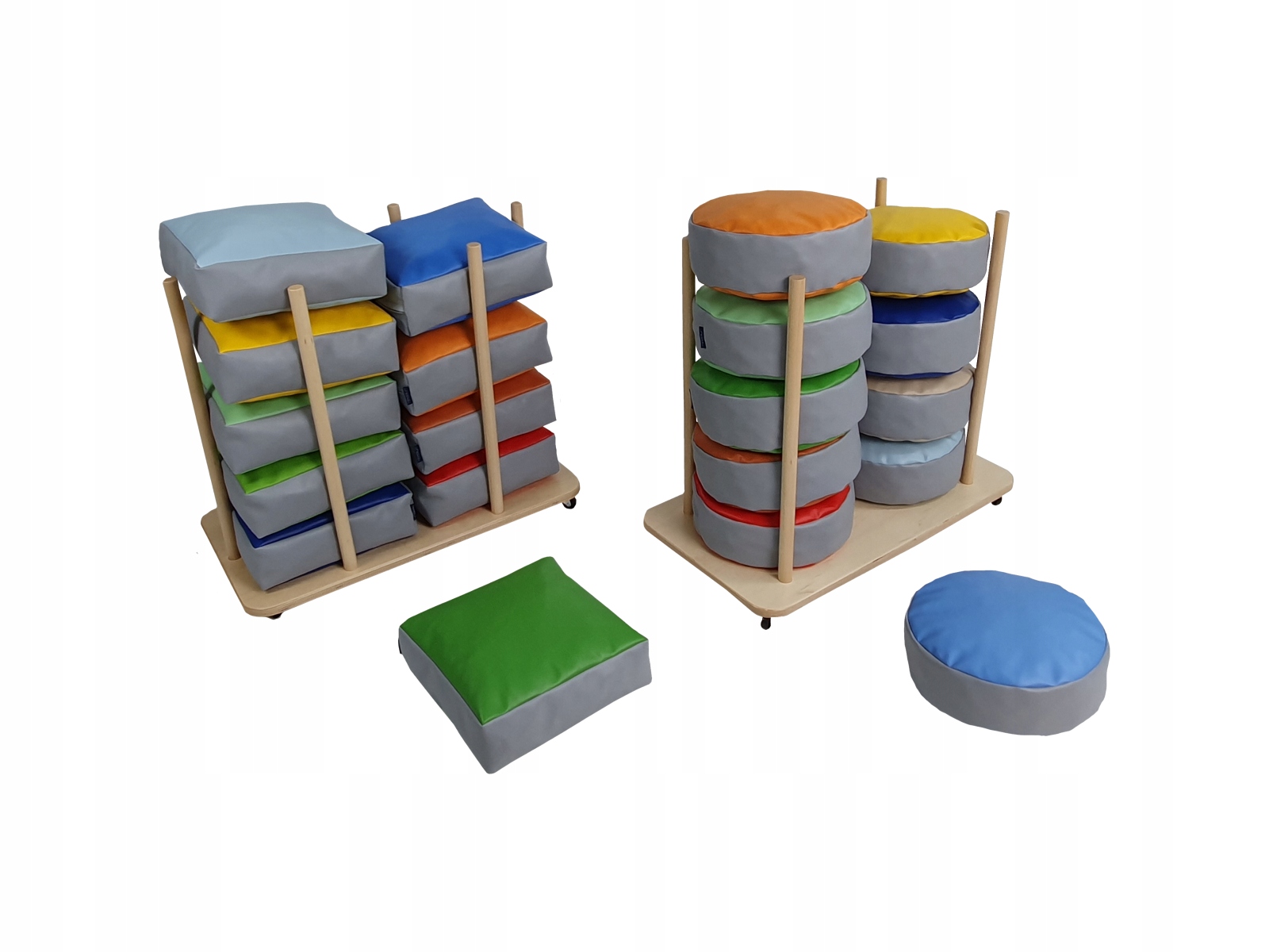 Poduszki kwadratowe do siedzenia - dropsy 10 szt. Marka NaluConcept