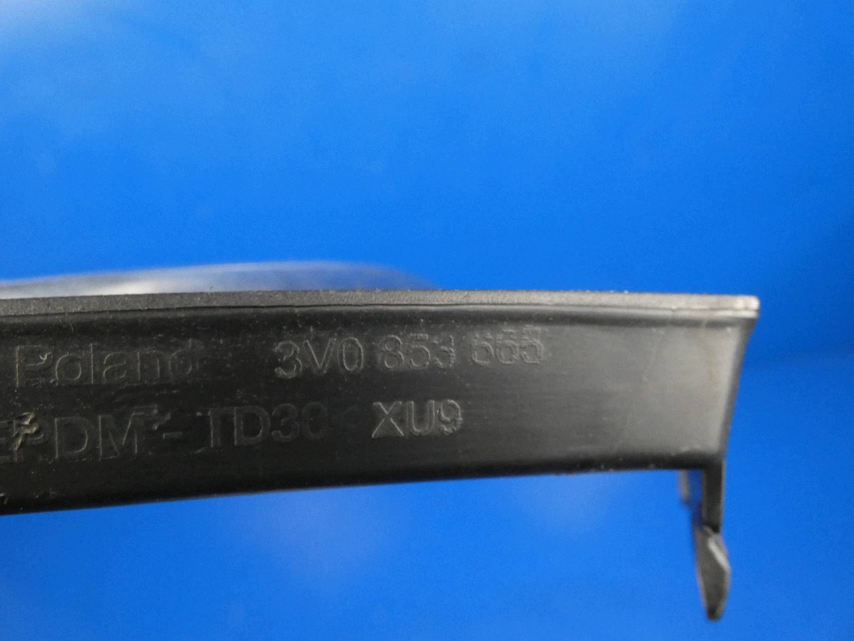 SKODA SUPERB III grid of a bumper left left front CHROM