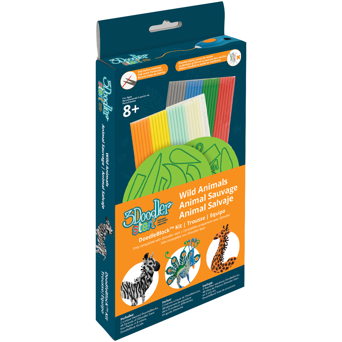 

3Doodler Zestaw szablonów Dzikie zwierzęta Tm Toys