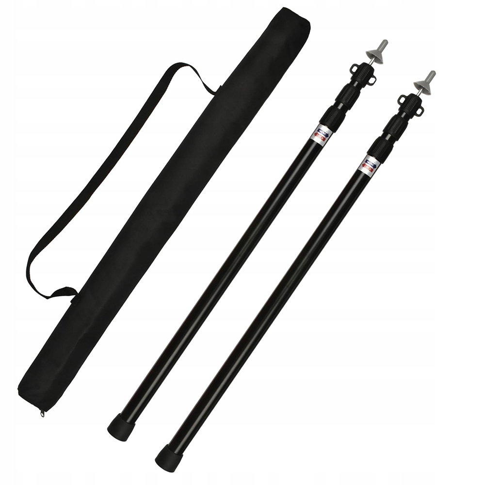 2 X Nastavitelné Stanové Tyče Ze Slitiny Hliníku 90-230 CM