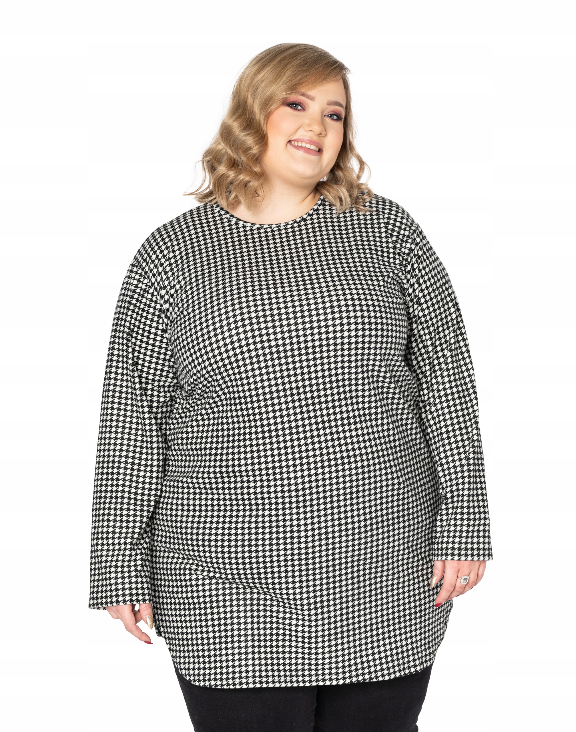 

Duża Tunika Sukienka Bluzka Damska 412 r 4XL