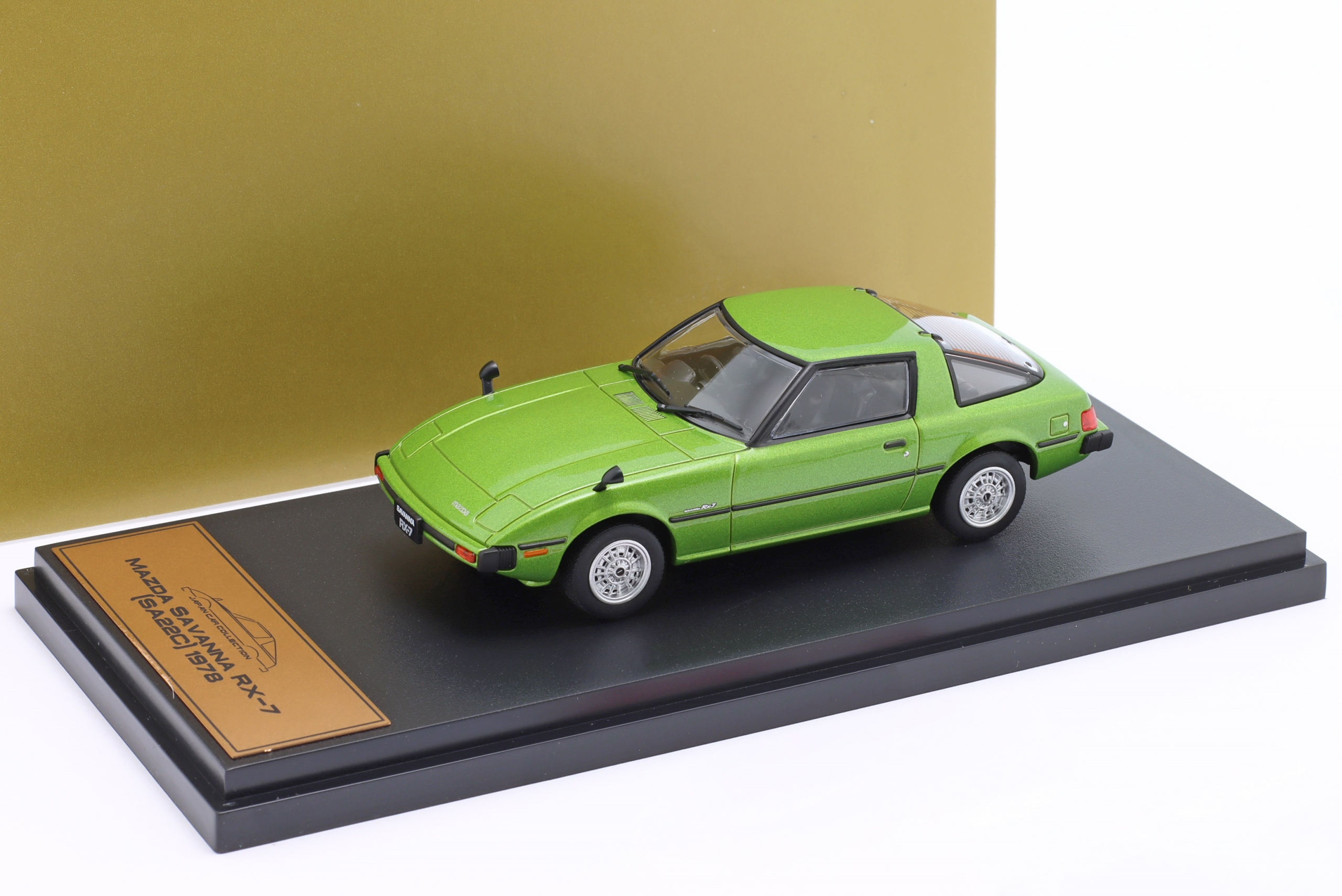 Hachette 1978 Mazda RX-7 Savanna Green metallic 1:43