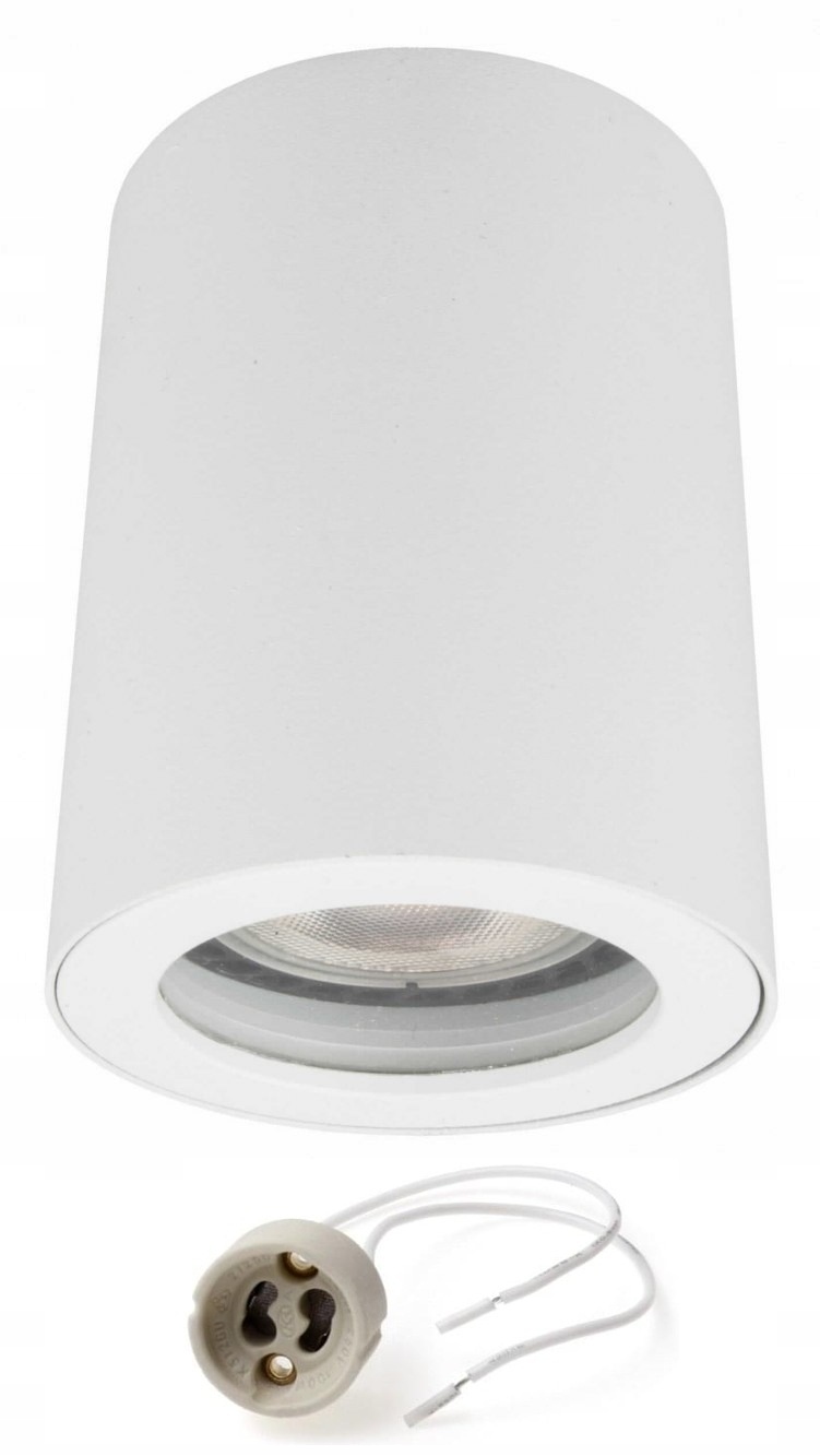 

Łazienkowa oprawa natynkowa Tuba Spot Faro biała