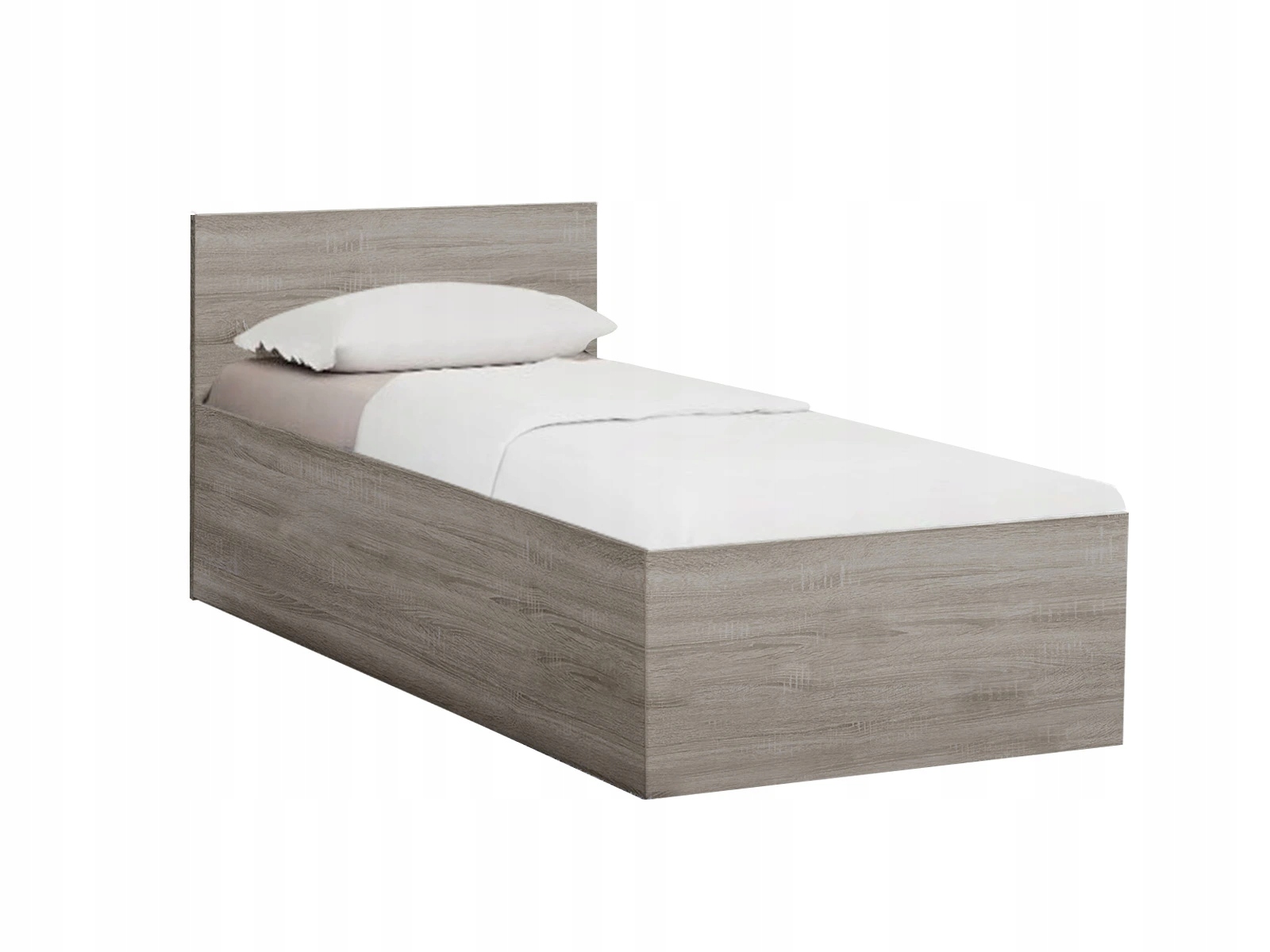 Postel Sofia 90×200 cm, dub lanýž bez roštu, matr. Deluxe 10 cm