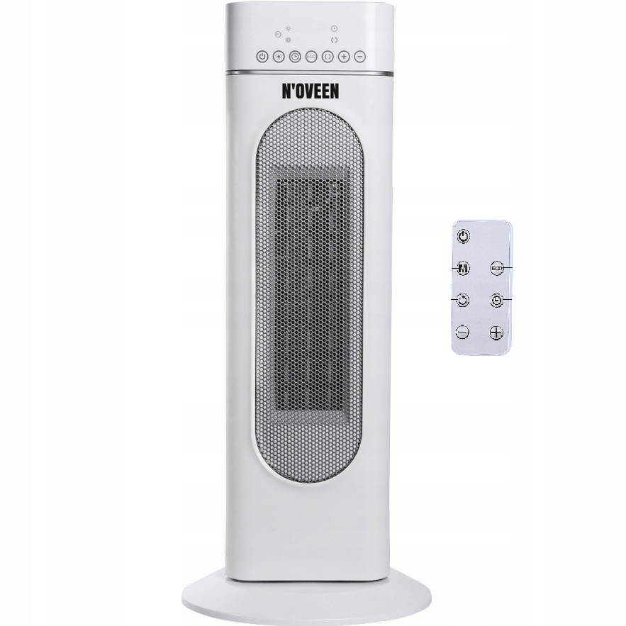 Grzejnik ceramiczny PTC3000 Tower Smart Timer Oscylacja 2000W Funkcja Eco