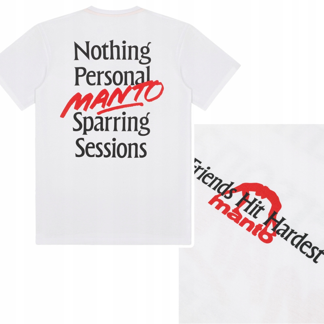 Koszulka T-shirt męski Manto Nothing Personal Biała r. XL