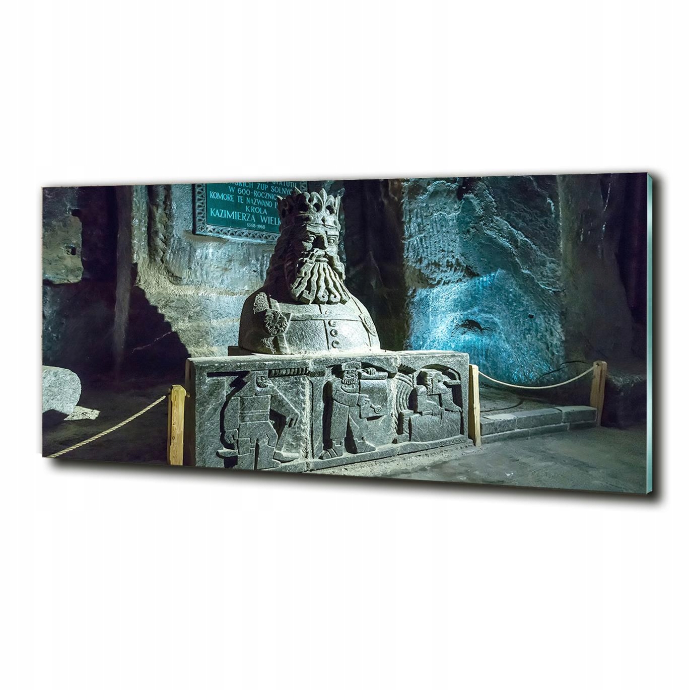 Skleněný obraz dárek Solný důl Wieliczka
