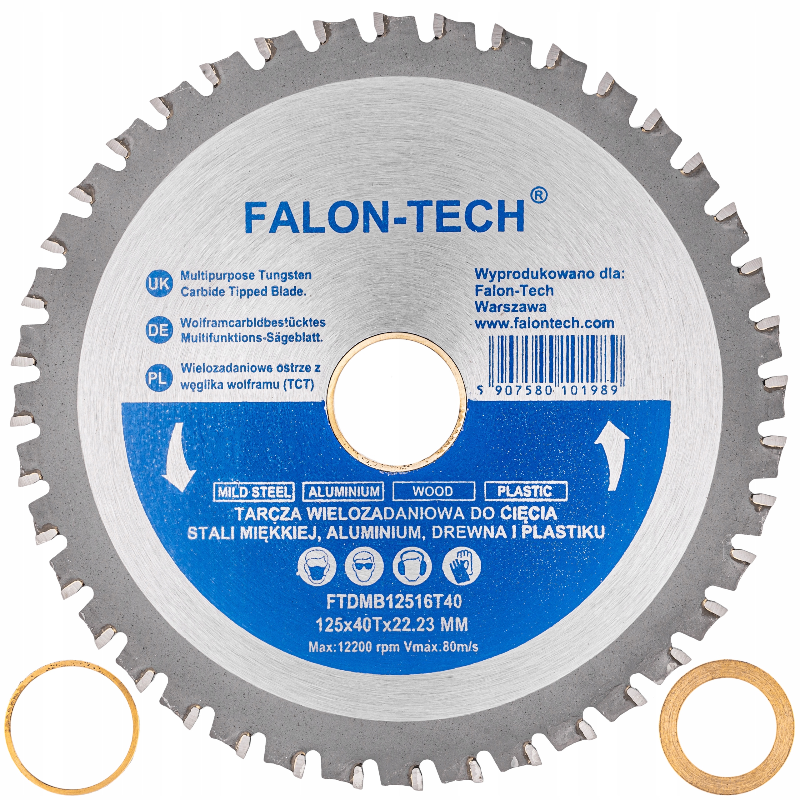 

Tarcza Wielozadaniowa Do Drewna Rur Metalu 125/40T
