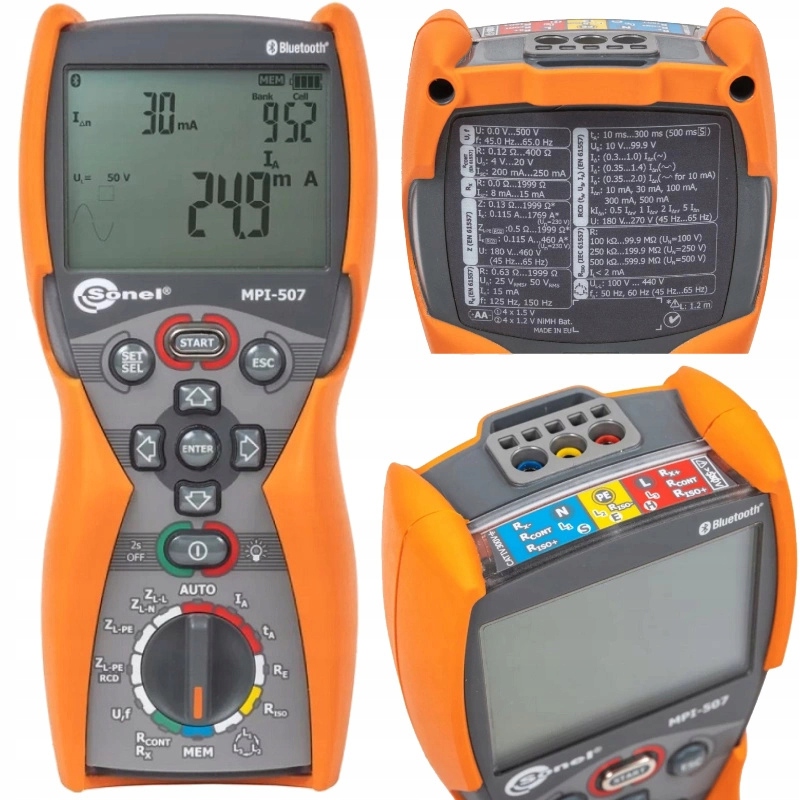 

Sonel MPI-507 Wielofunkcyjny Miernik Parametrów