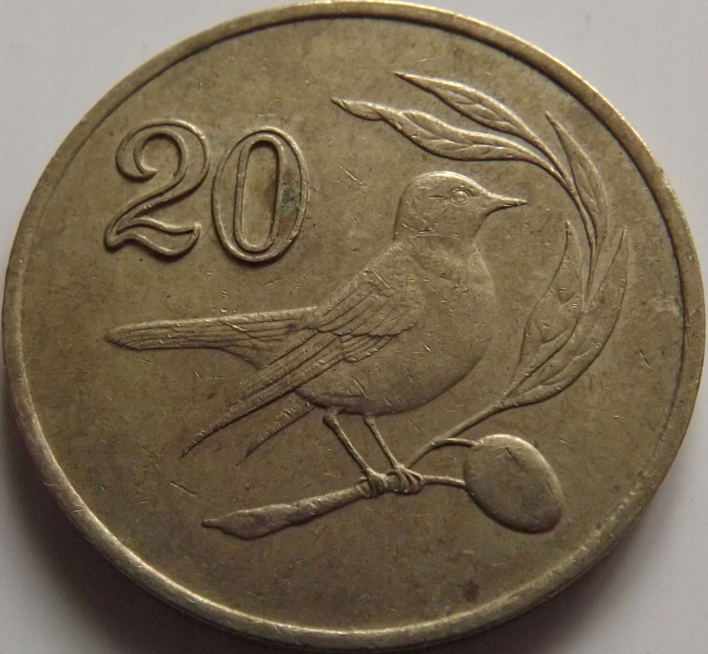 Cypr 20 centów 1985 st. 2/2-