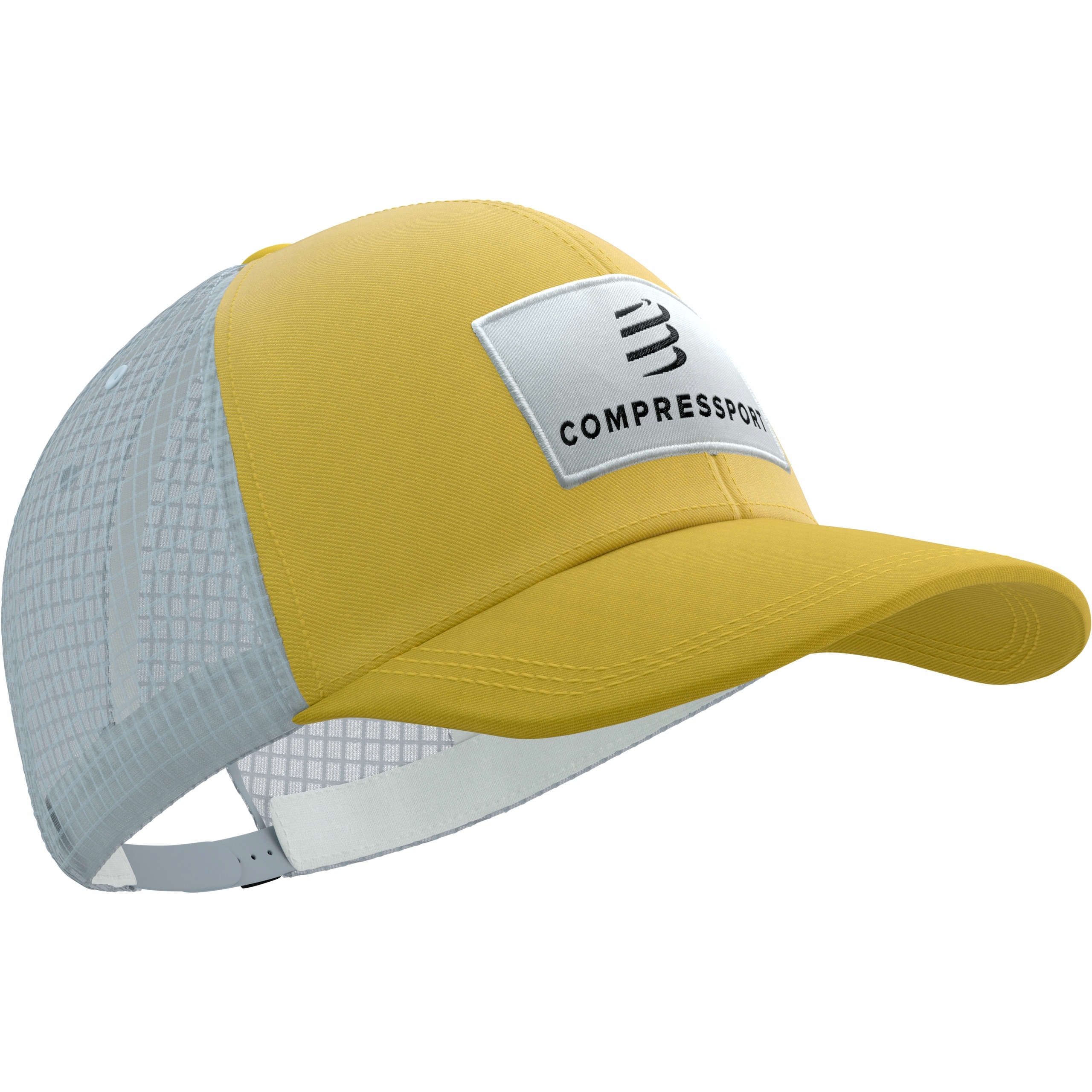 Czapka z Daszkiem Compressport Lifestyle Trucker 6P Cap Żólta Uniwersalna
