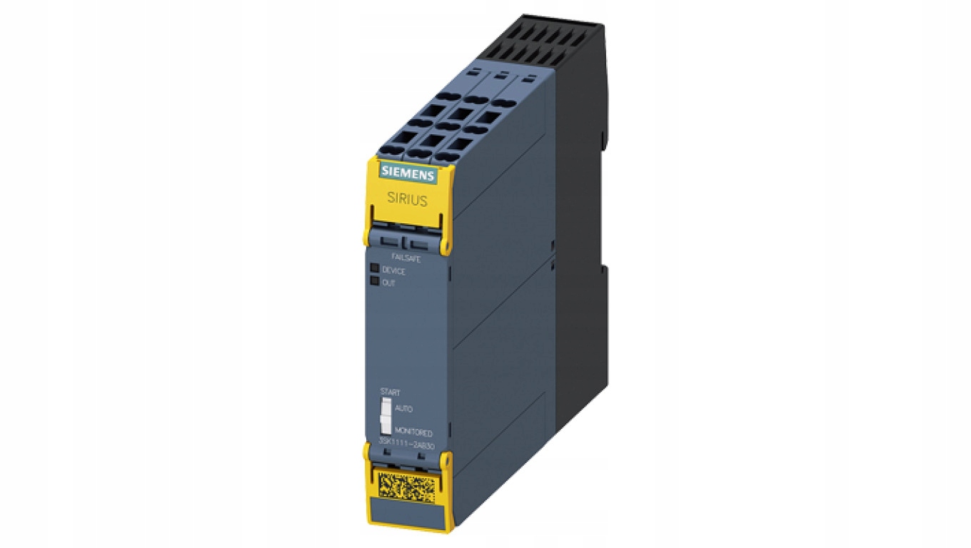 Przekaźnik bezpieczeństwa 3NO 1NC 24V Ac DC Standard przył. sprężynowe Siri