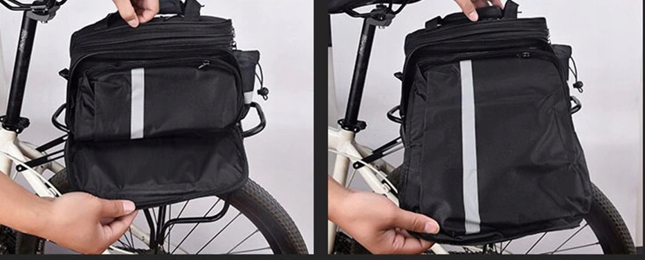 TORBA NA ROWER BAGAŻNIK SAKWA ROWEROWA KUFER 30L Pojemność 30 l