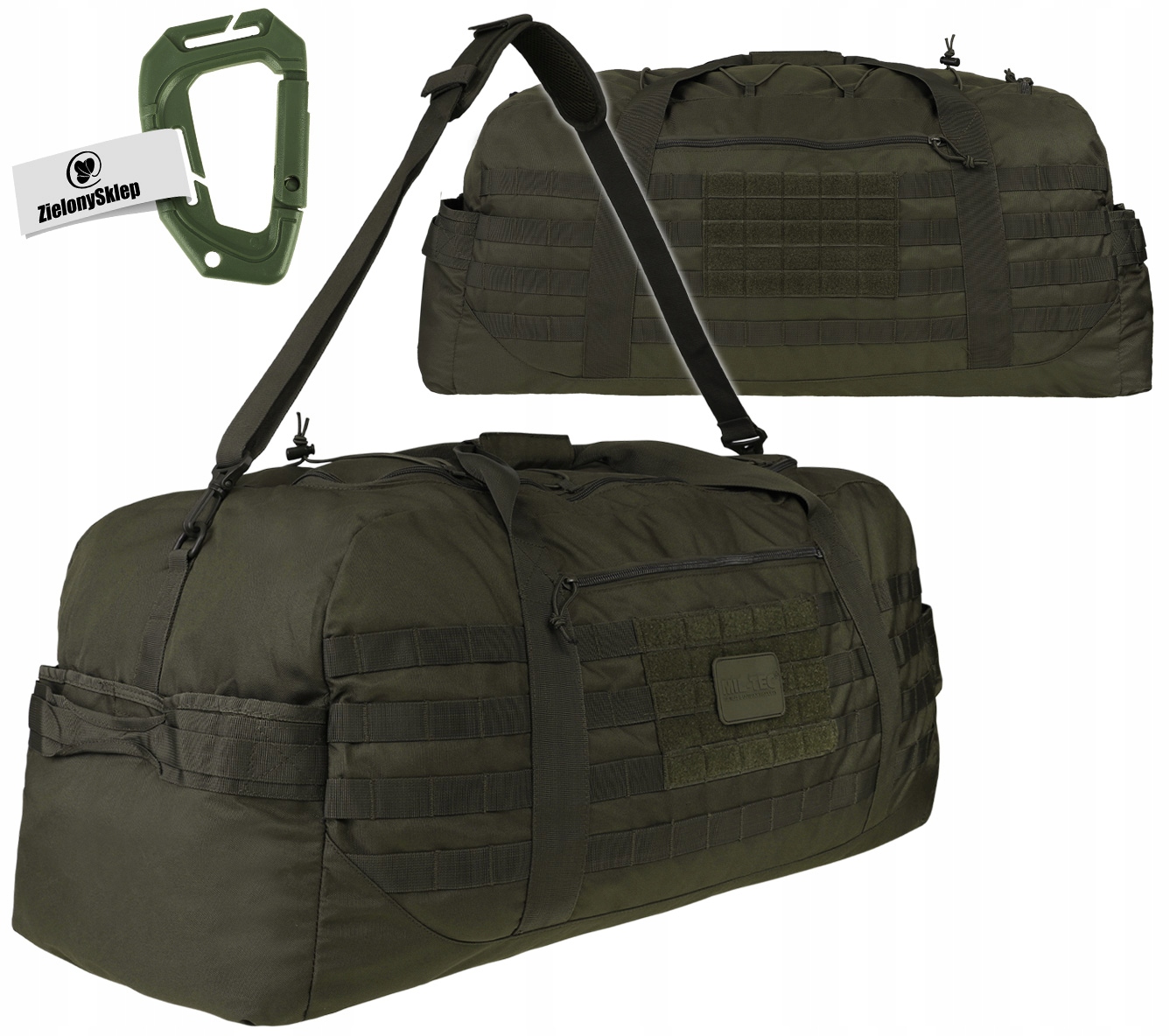 TORBA WOJSKOWA TURYSTYCZNA MIL-TEC USCOMBAT PARACHUTE CARGO 105L OL +Gratis