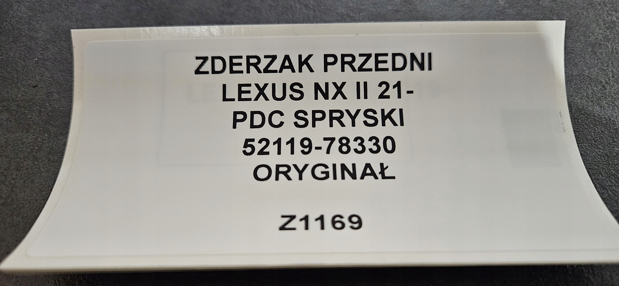 front bumper LEXUS NX II 21- PDC washers 52119-78330 original