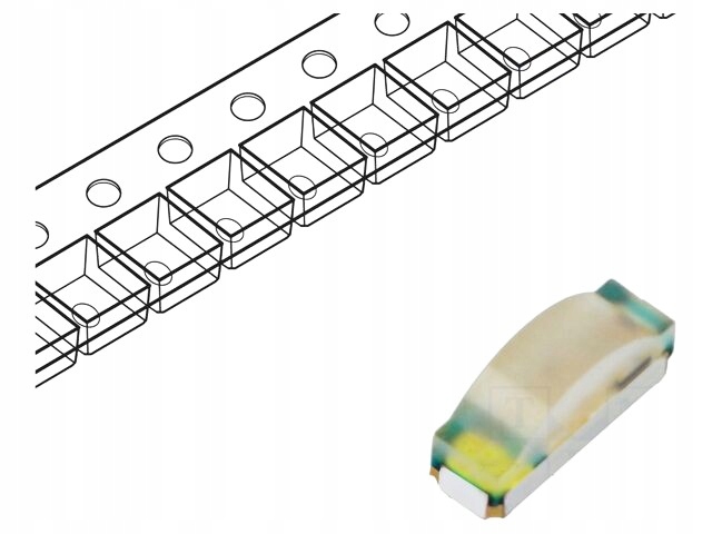 LED programowalna RGBW SMD 3215 3÷5,5VDC 3,2x1x1,5mm 120° (1szt)