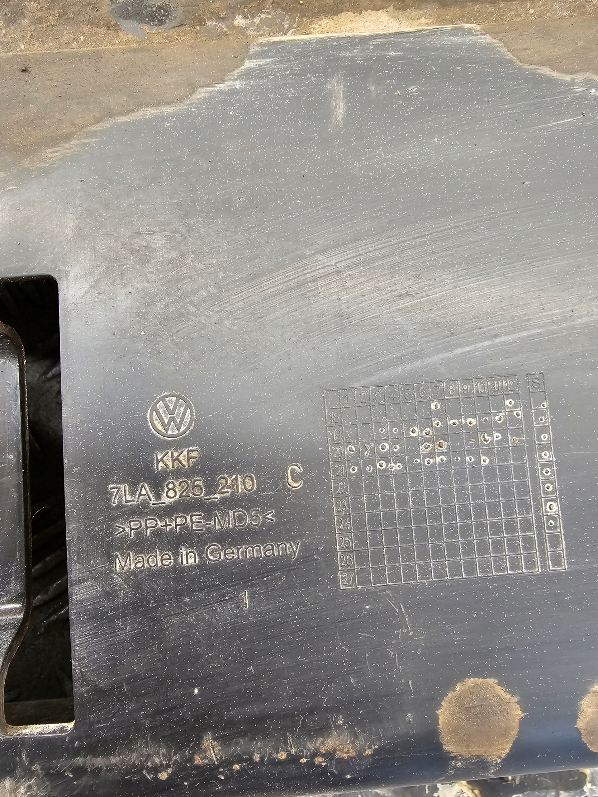 Blende Abdeckung Unterfahrschutz 7LA825210C VW T6 T6.1 MULTIVAN 2019- Original