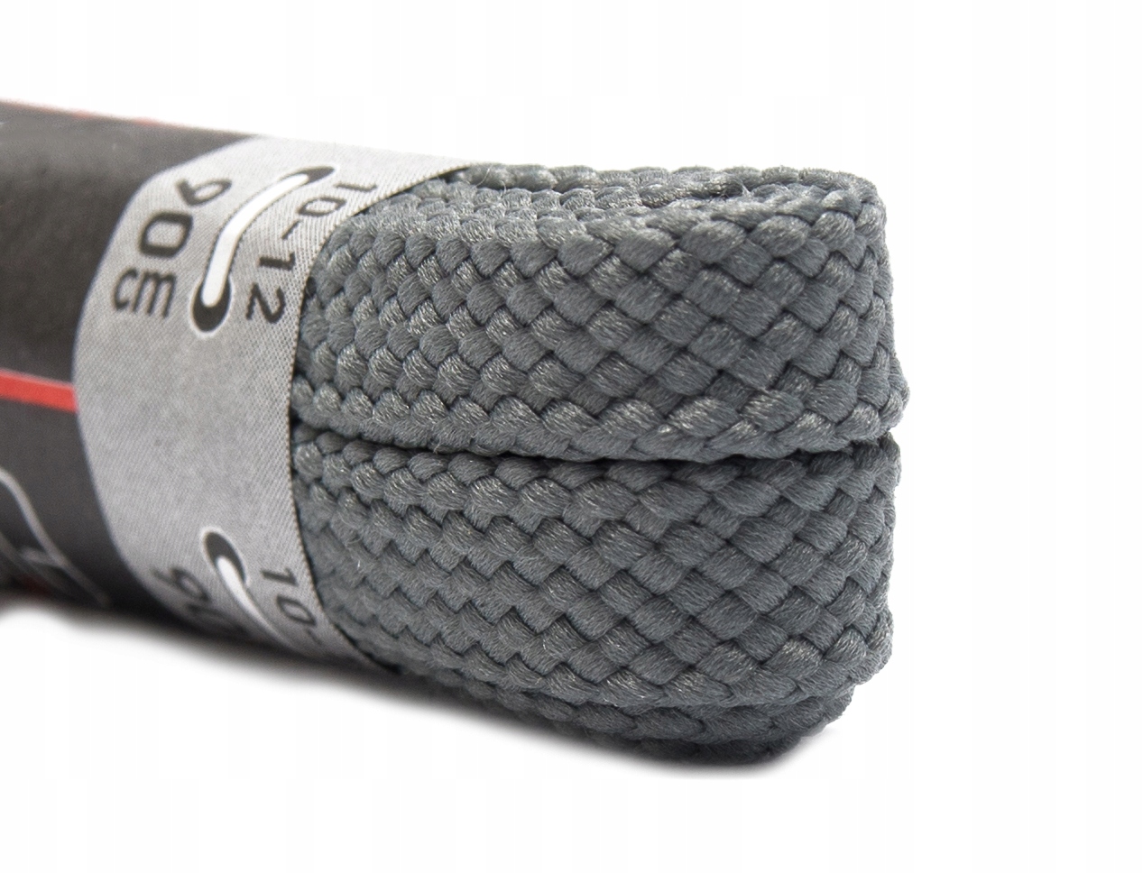 Sznurowadła sznurówki płaskie 8 mm szare 90 cm