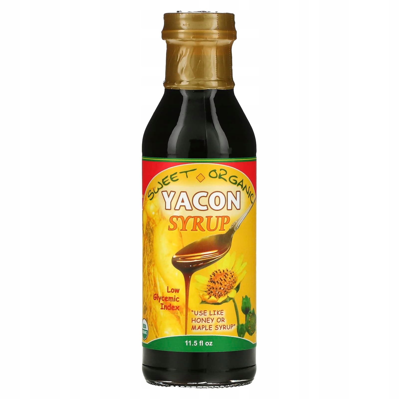 Amazon Therapeutics, Sladký organický sirup Yacon, 11,5 fl