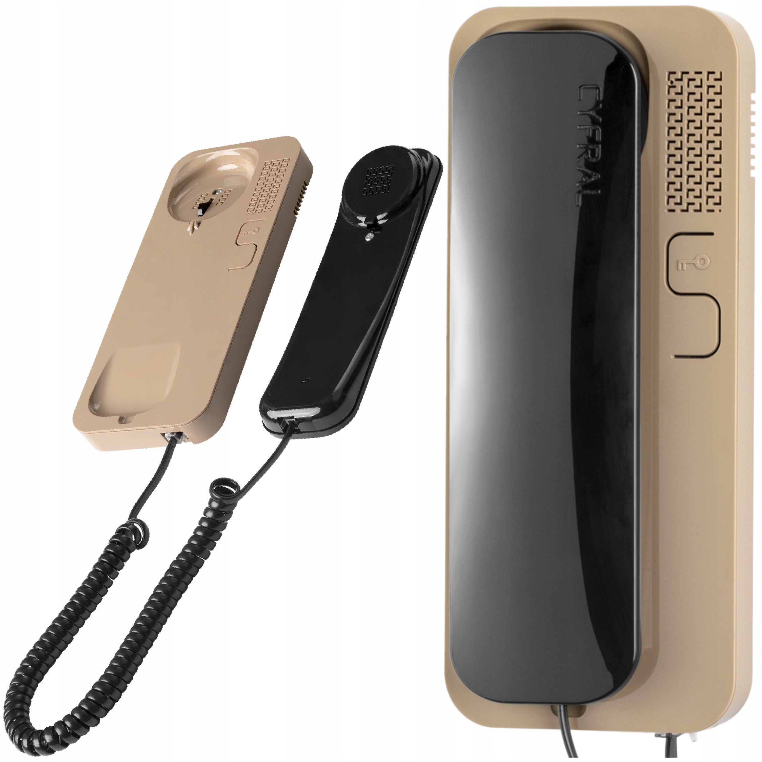 Unifon Cyfral Smart D czarno-beżowy cyfrowy