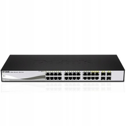 D-LINK 16 10/100/1000 Base-T port with 4 x 1000Base-T /SFP ports — 7