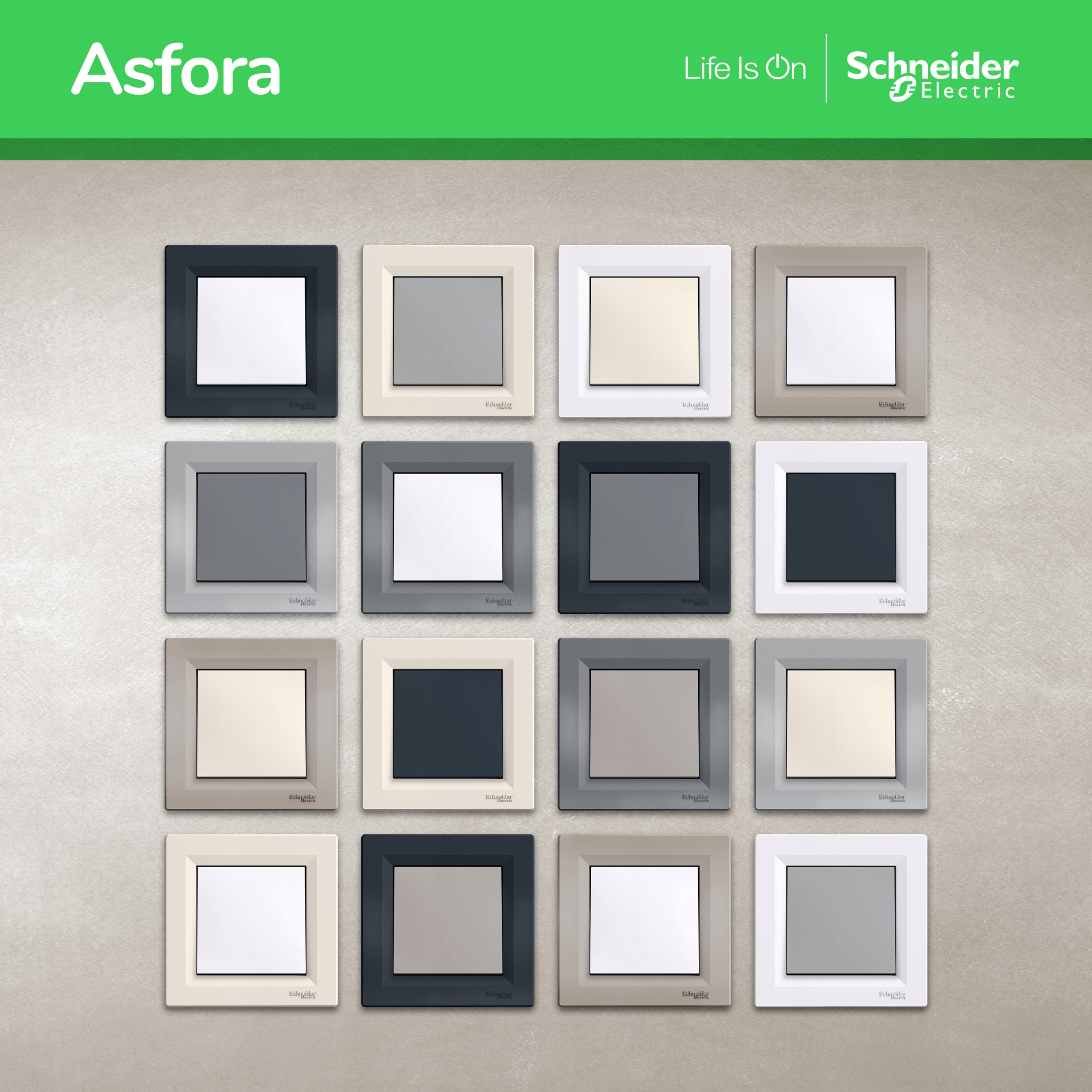 SCHNEIDER ASFORA RAMKA 2-KROTNA ANTRACYT Marka Schneider Electric