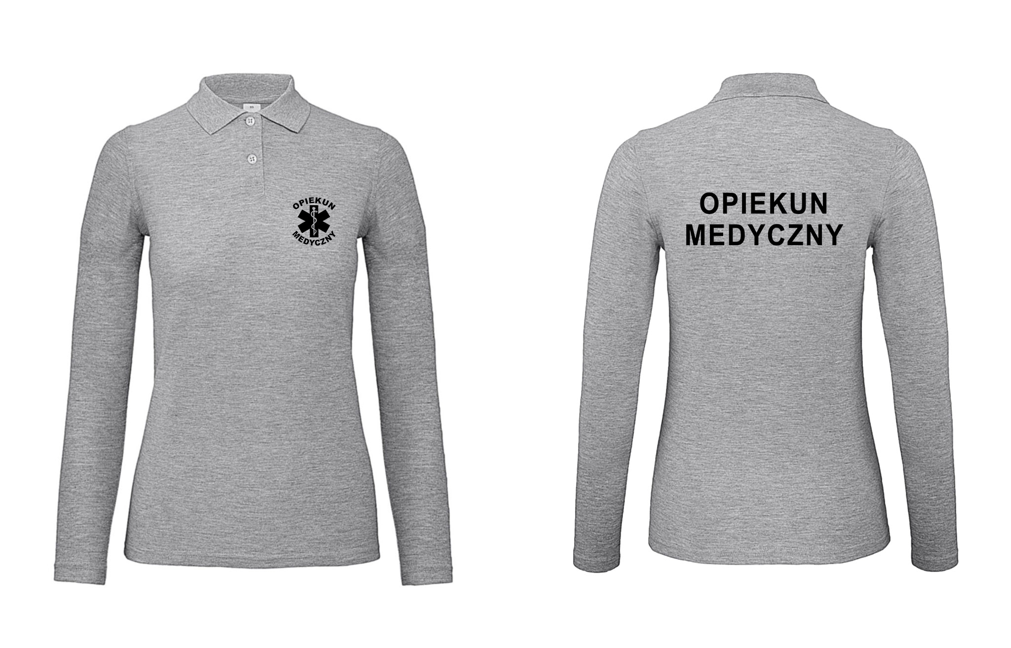 

Polo long Opiekun Medyczny Haft Eskulap Hgsdl