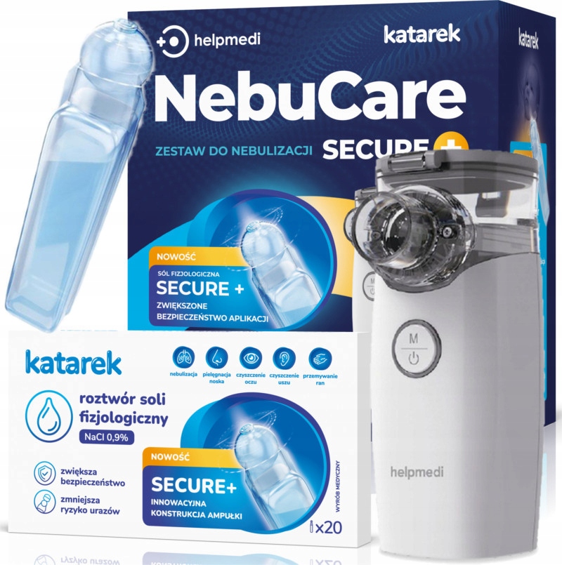 

Nebucare Secure+ Inhalator Nebulizator Sól Katarek