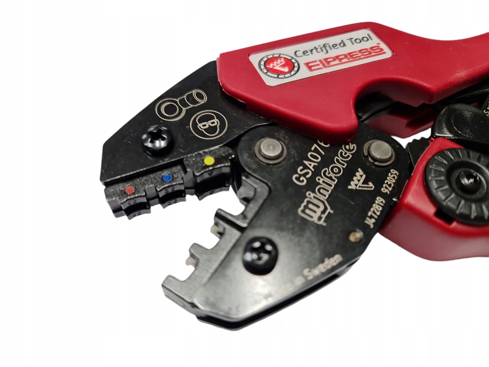 Zaciskarka do końcówek izolowanych ELPRESS 006167 0,5-6mm2 / Made in Sweden Marka bez marki