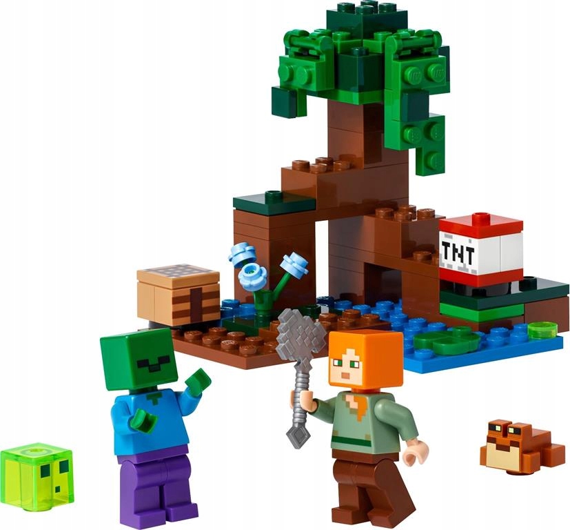 KLOCKI LEGO MINECRAFT 21240 PRZYGODA NA MOKRADŁACH DZIEŃ DZIECKA + TORBA Numer produktu 21240