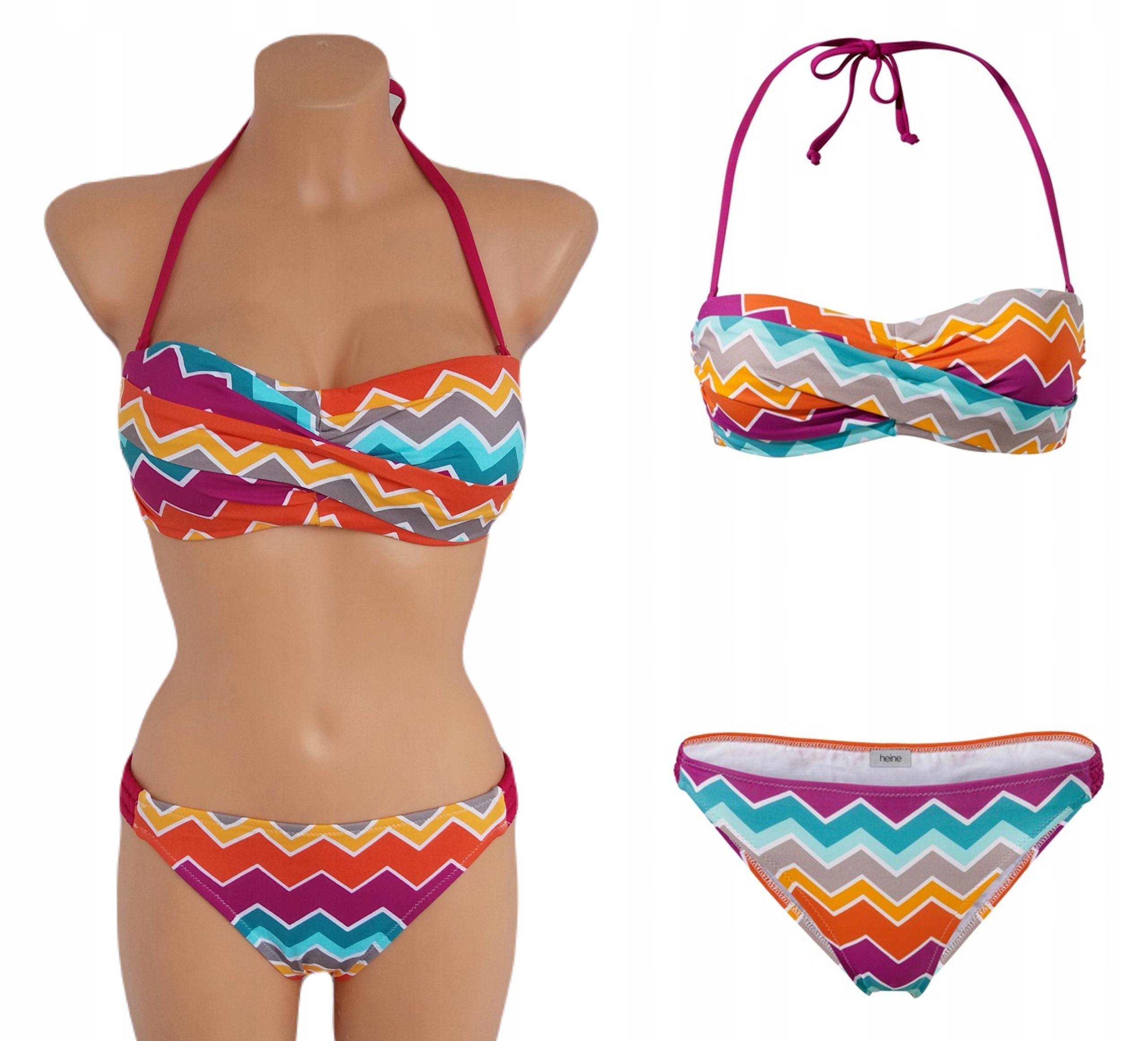 62K HEINE Bikini STRÓJ KOSTIUM KĄPIELOWY 34D 12428562504 Allegro.pl