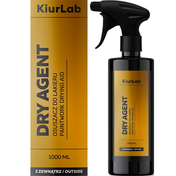 KIURLAB _ DRY AGENT DO SZYBKIEGO OSUSZANIA AUTA Z EFEKTEM HYDROFOBOWYM