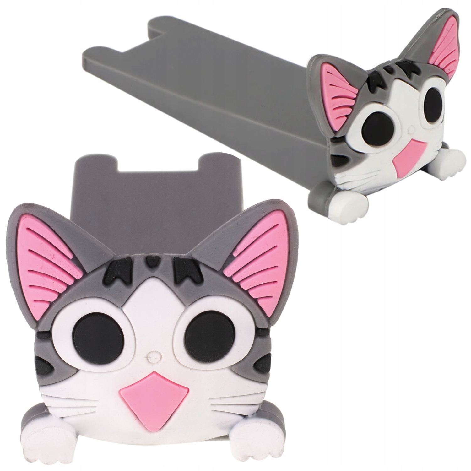 

Silikonowa Stopka Pod Drzwi W Kształcie Kota Szara