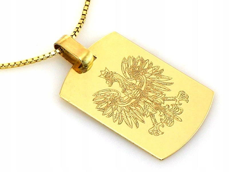 Přívěsek zlatý 585 Orel Polský, váha 1.96 g, symbol bez kamenů jako dárek