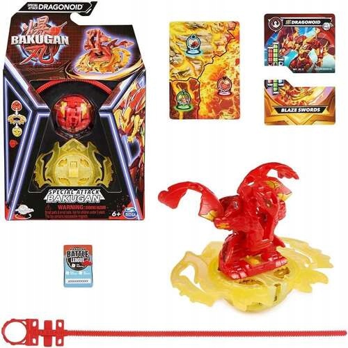 BAKUGAN SPECIAL ATTTACK DRAGONOID FIGURKA KULA TRANSFORMUJĄCA KARTY Typ figurka