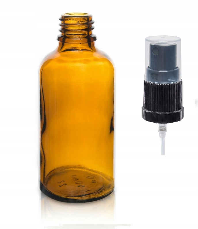 

Butelka Szklana Brązowa 50ml z Atomizerem