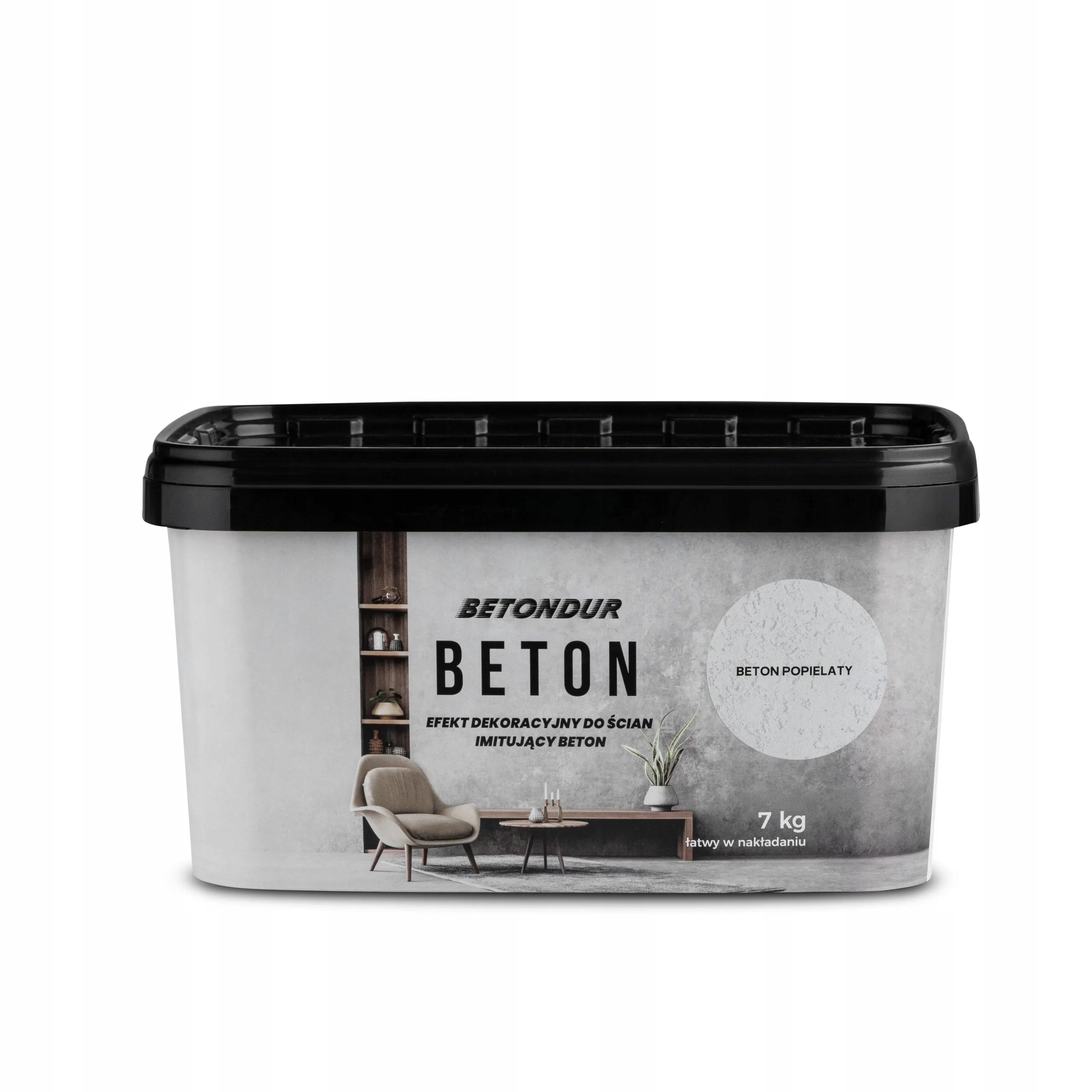 Betondur Beton dekorativní efekt na stěny napodobující beton popelavý 7 kg
