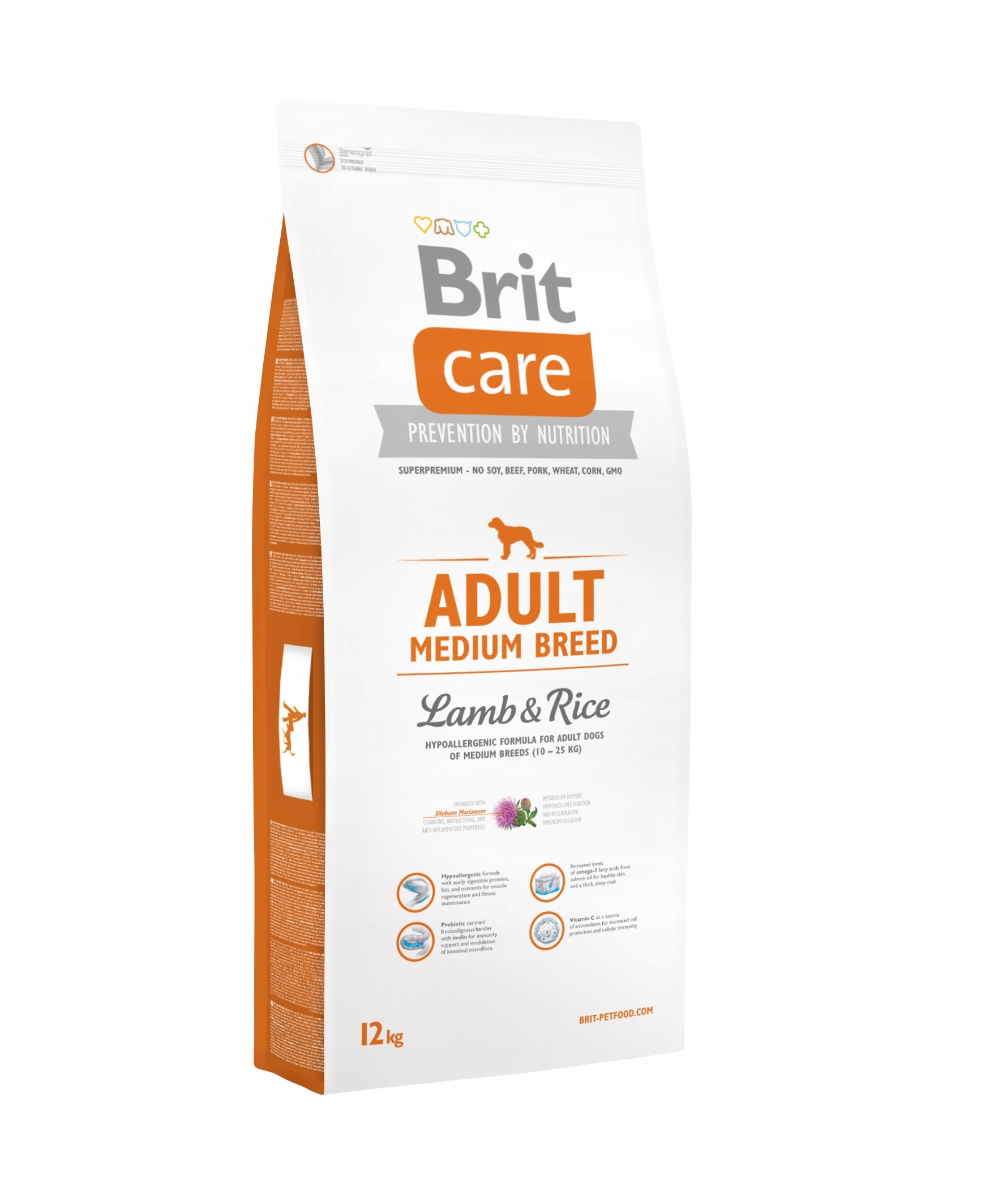 Brit Care Hypoallergenic Adult Medium Lamb 12KG