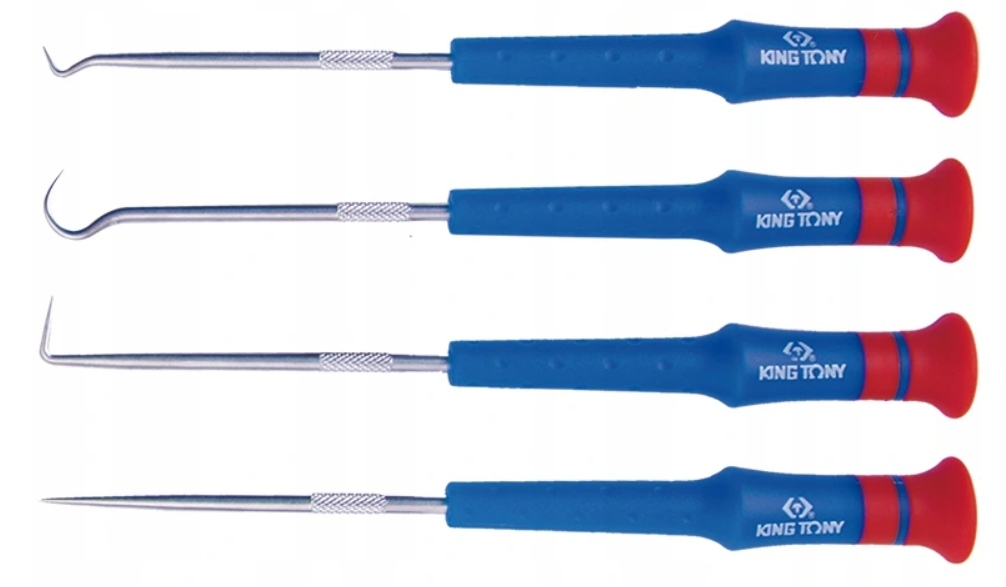 ZESTAW HAKÓW OSTRYCH GROTÓW MONTERSKICH 4 SZT. KING TONY 30914AY