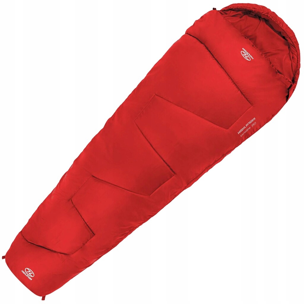 Turistický spací pytel mumie Highlander Outdoor Sleepline Mummy 350 červený