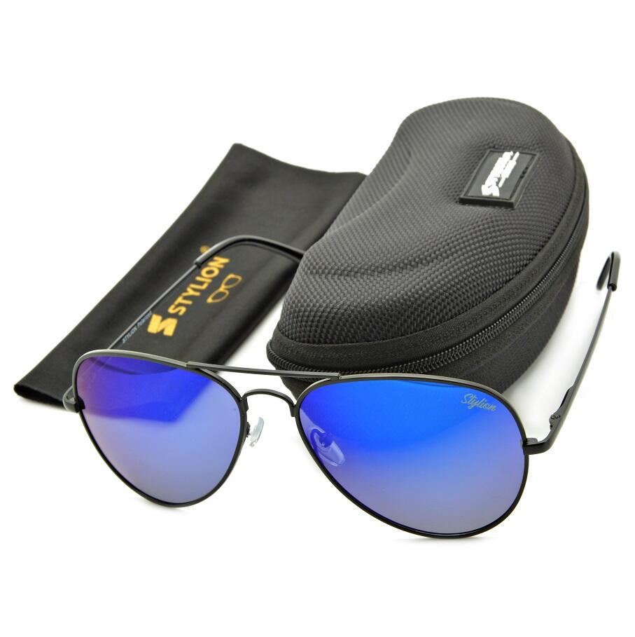 

Okulary Pilotki Polaryzacyjne Aviator Niebieskie