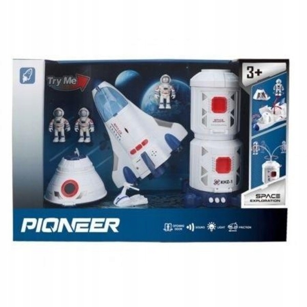 Zestaw stacja kosmiczna + 3 kosmonautów