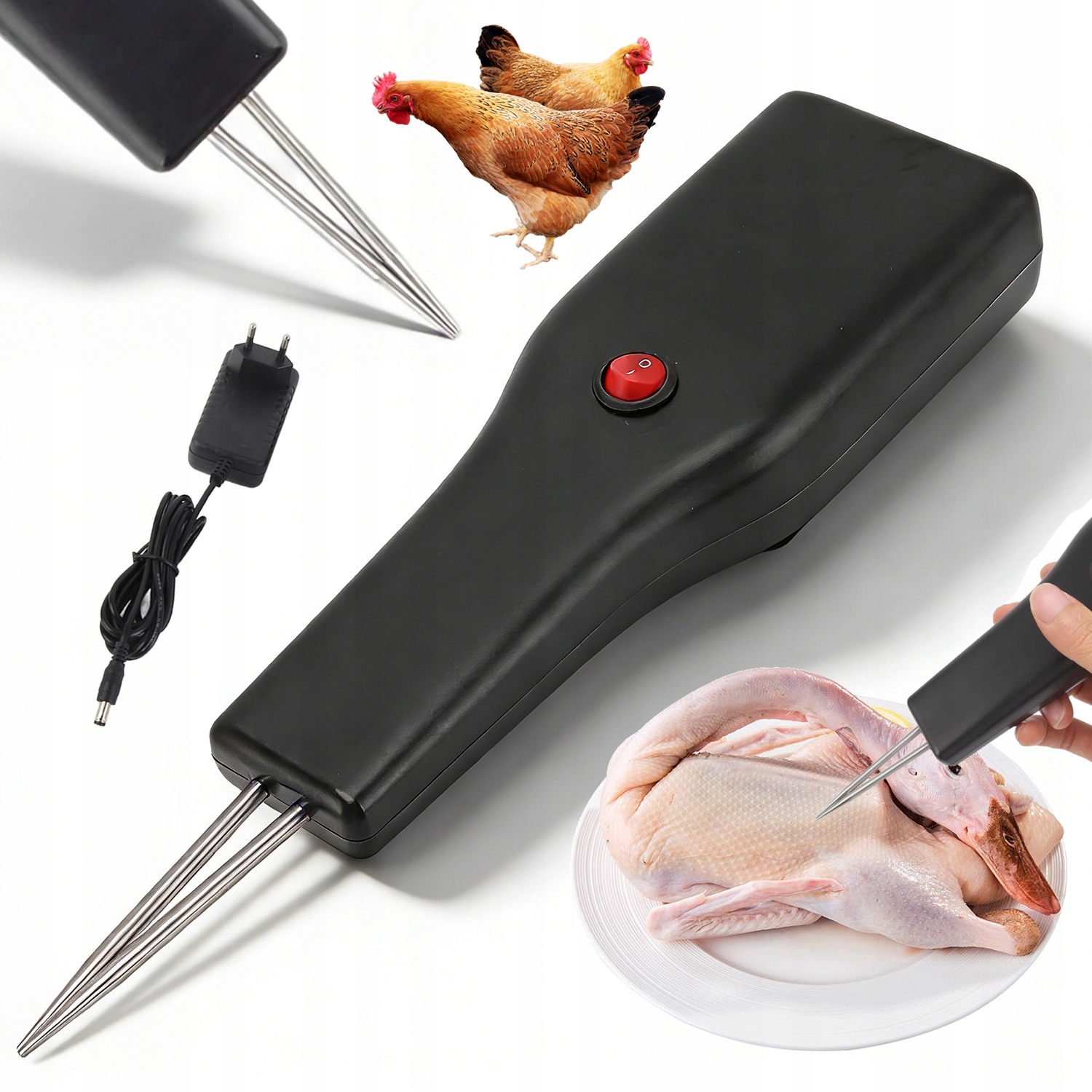 Elektrická Multifunkční Škrabka Na Pero Pro Drůbež, Akumulátorová