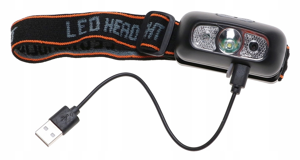 LATARKA Czołowa LED Czołówka Z CZUJNIKIEM Ruchu Akumulatorowa 4162 Model Latarka