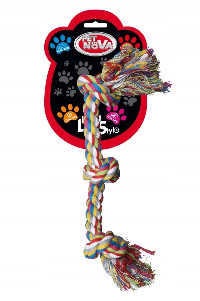 

Pet Nova Superdental sznur czyszczący 3 supły 38cm