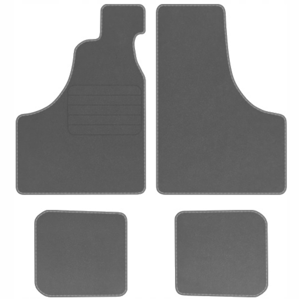 Fiat 126 1972-2000 velurové koberce Comfort Šedé