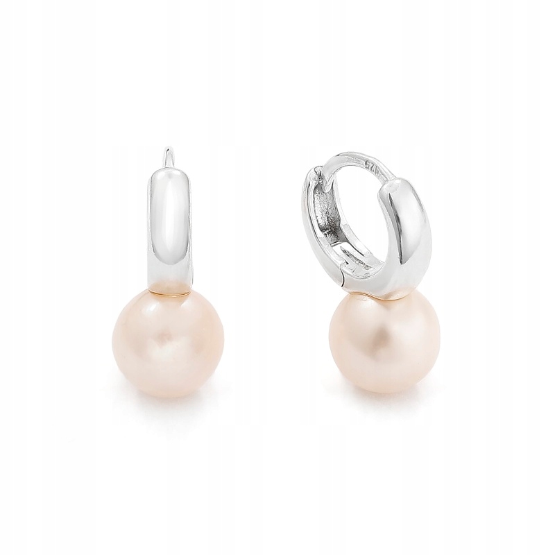 Klasické Stříbrné Náušnice S Kreolskými Náušnice , Stříbro 925